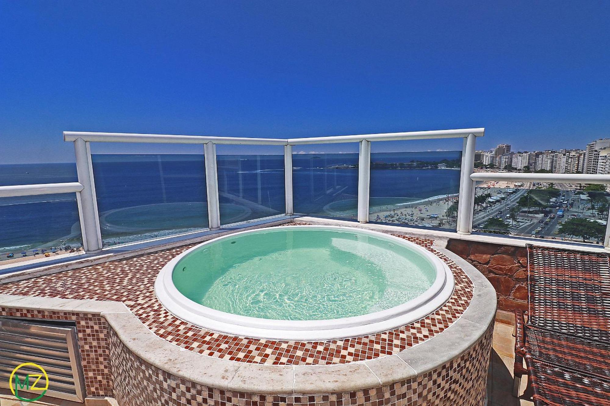 Oceanfront Penthouse With Private Pool Copacabana Apartment Rio de Janeiro Exterior photo