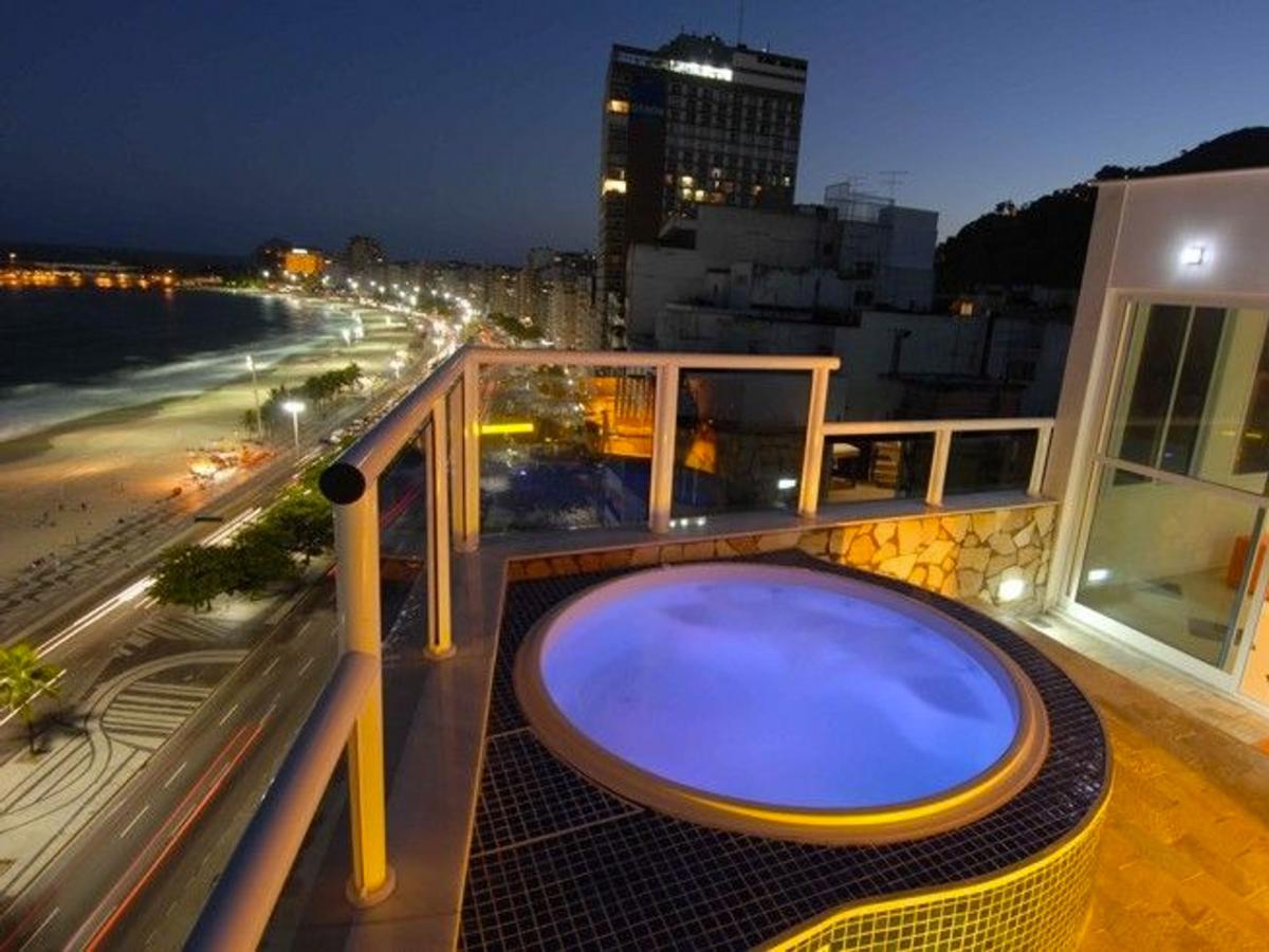 Oceanfront Penthouse With Private Pool Copacabana Apartment Rio de Janeiro Exterior photo